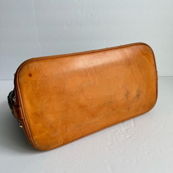 Louis Vuitton Multicolor Alma Bag Black Noir Takashi Murakami Y2K Vintage Purse - Picture 12 of 15